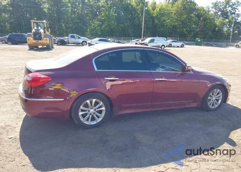 2013 Hyundai Genesis 3.8 z USA, uszkodzony, nr VIN KMHGC4DD0DU225975